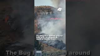 The Bug Fire rapidly grows in Washoe County