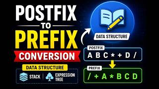 Postfix to Prefix Conversion | Data Structures
