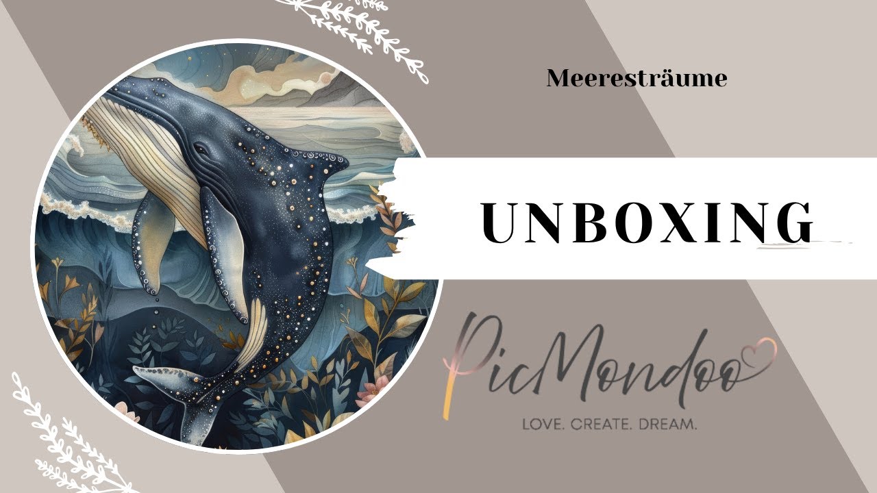 Diamond Painting Unboxing Meeresträume von Picmondoo
