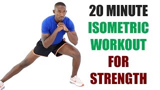 20 Minute Isometric Workout for Strength/ No Equipment Full Body 🔥 200 Calories 🔥