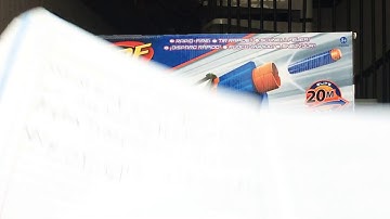 Nerf N-Strike Elite Alpha Trooper CS-12 accuracy test