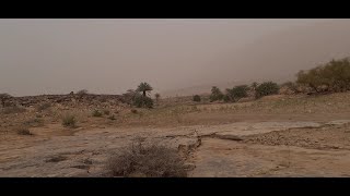 Going down a twisted road from Adrar Plateau heading towards Akjoujt in Mauritania.