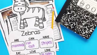 Primary Nonfiction Writing - Animal Reports Unit 6