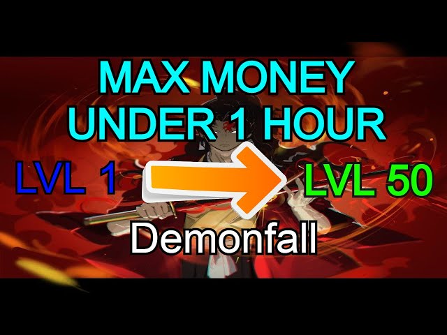 NEW* Demon Fall Infinite EXP/Money Glitch Codes 