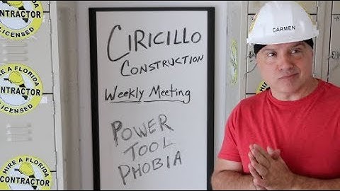 Power Tool Phobia | The Construction Comic | Carmen Ciricillo