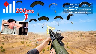 This is what playing PUBG on High Ping looks like...