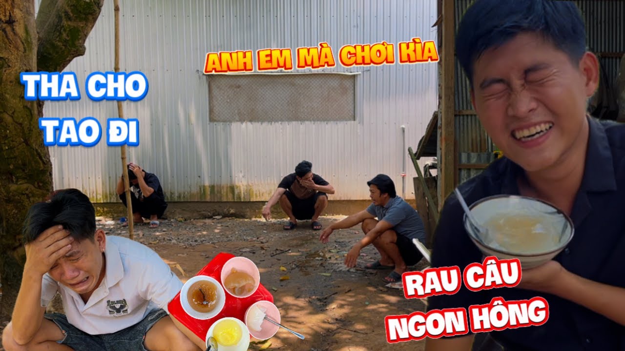 Hoài phong làm Rau Câu cho cả team ăn thử ai cũng lắc đầu không dám ăn lần thứ 2| HoàiPhong TV
