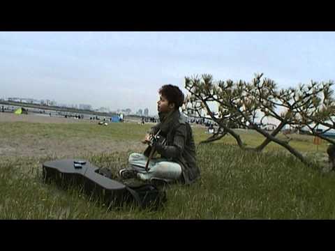 ・外でギター　田園（玉置　浩二）　カバー　＃２　葛西臨海公園