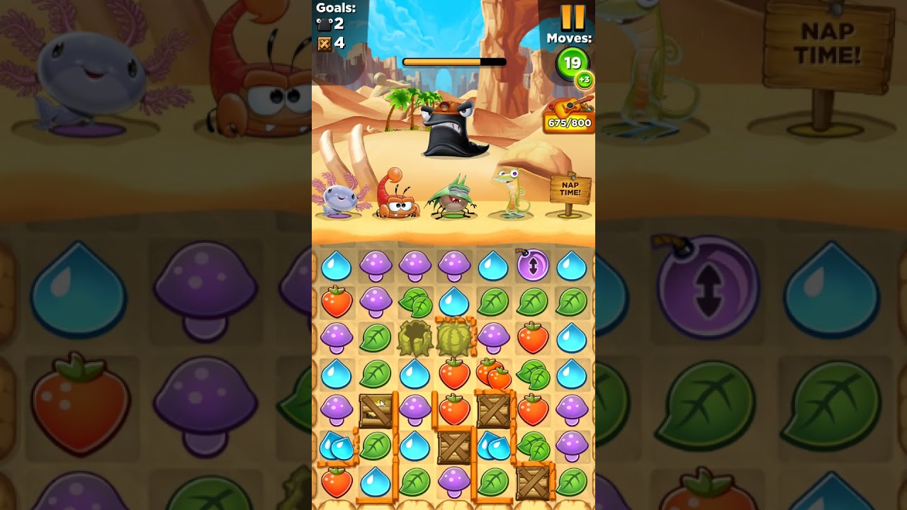 Best Fiends level 89 no boosters