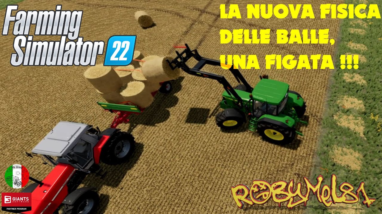 FARMING SIMULATOR 22 - ITA - MADE IN USA - 04 - La Nuova Fisica Delle Balle,  Una Figata !!! - YouTube