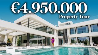 Inside €4.950.000 Imposing Brand-New Modern Luxury Mansion in Marbella