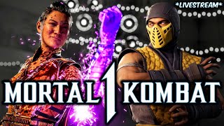 MK1 PLAYING KOMBAT LEAGUE FOR THE FIRST TIME! (LI MEI GAMEPLAY WITH SCORPION AS KAMEO) 1080p 60 FPS