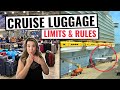 12 CRUISE LUGGAGE GUIDELINES, Rules & Tips You NEED to Know!