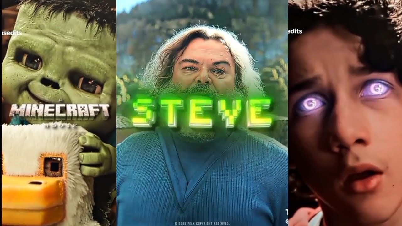 The Minecraft Movie Edits TikTok Compilation - YouTube