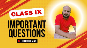 Class IX Mathematics