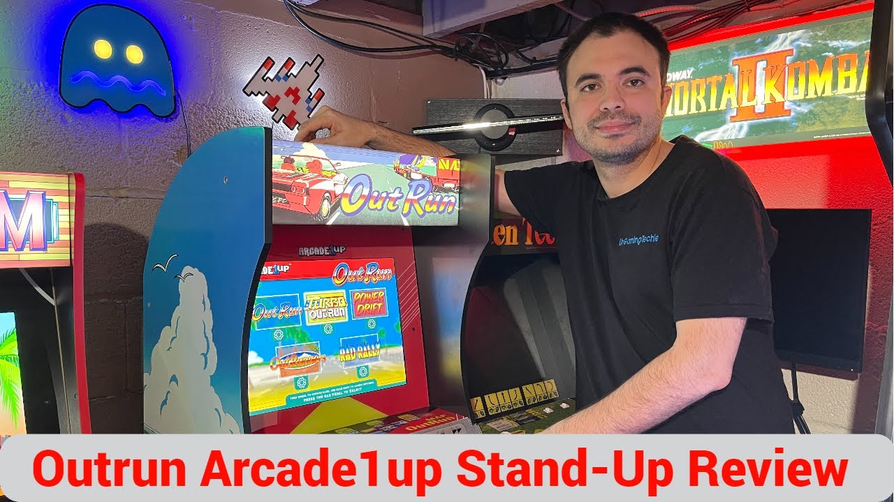 Outrun Stand Up Edition Arcade1up Gameplay and Review - First Time  Receiving Damage