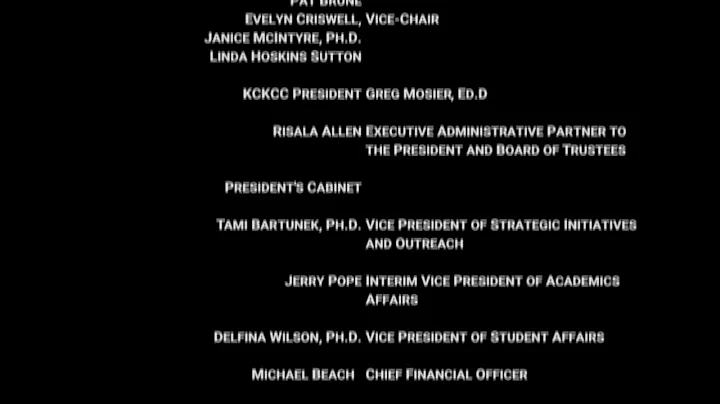 KCKCC Board of Trustees Meeting December 14, 2021