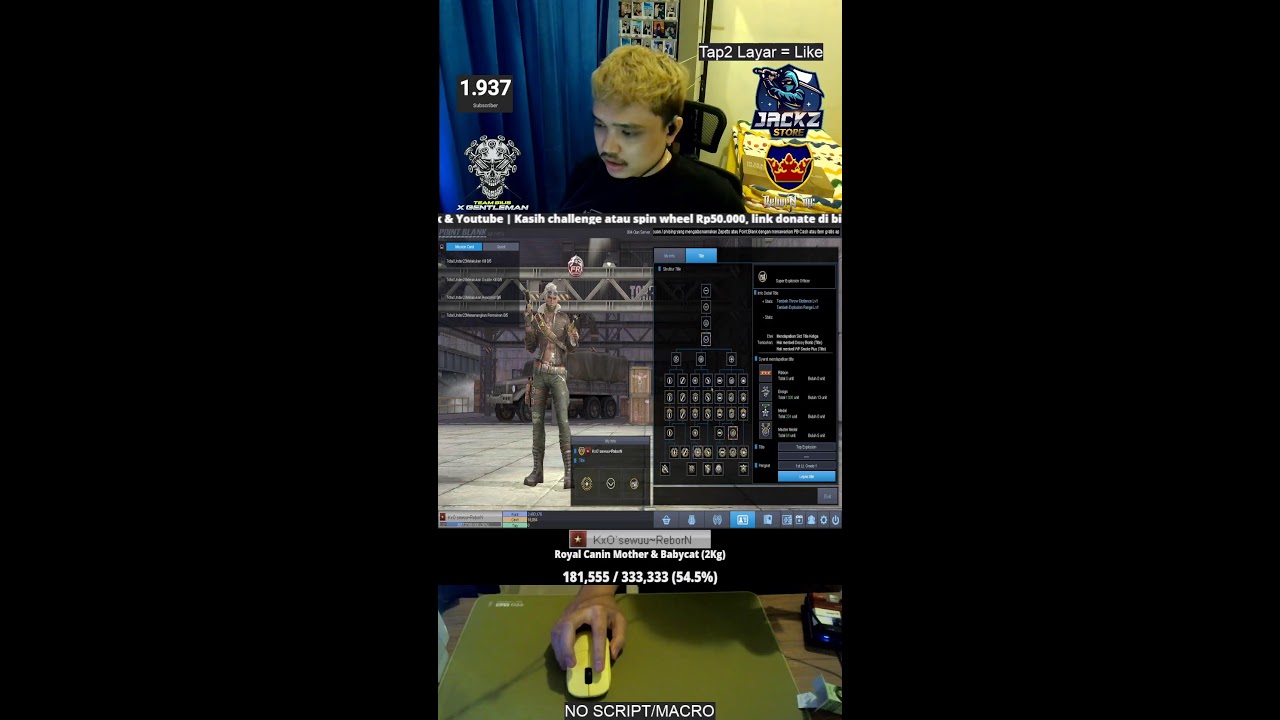 AKU WAR CLAN BERSAMA CLAN LEGEND REBORN.INC... Point Blank Indonesia (Portrait)