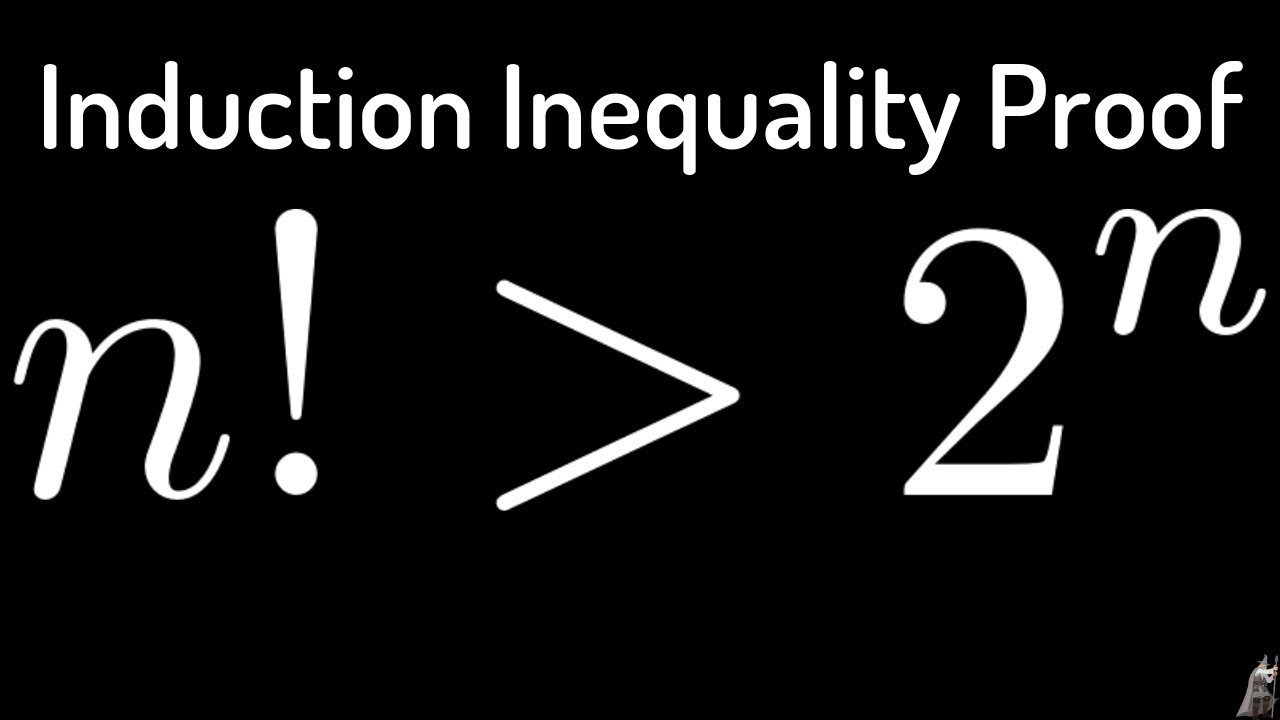 Prove N Is Greater Than 2 N Using Mathematical Induction Inequality Proof Youtube