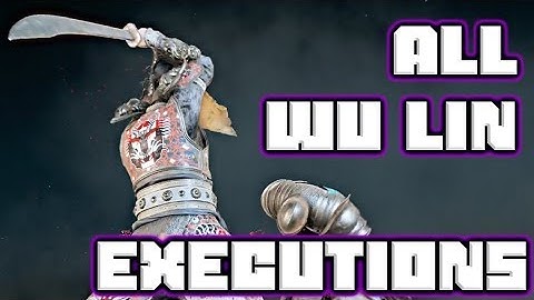 All Wu Lin Executions | For Honor | Marching Fire