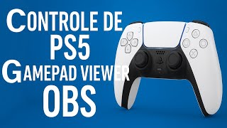 Ps5 Gamepad Viewer Controller in OBS