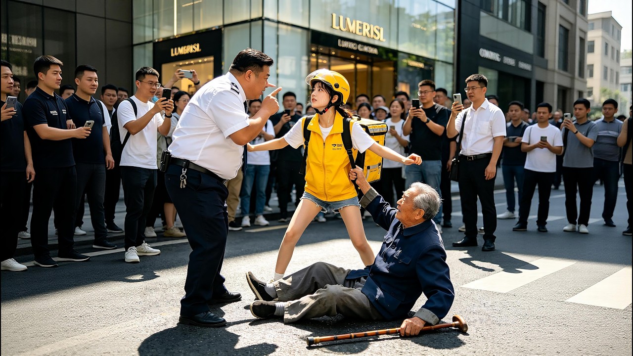 落魄老人被勢利眼保安推倒在地,只有外賣女孩護住老人,豈料他是集團首富親爺爺,當即登門下聘,帶她回頂級豪宅嫁給自己的首富總裁孫子!
