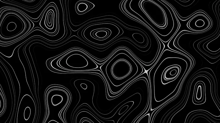 Abstract Background Video/Black and White Wave Pattern