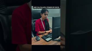 Age Calculate Power of excel #shorts #shortvideo #excel #cute