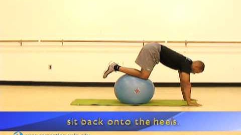 BruinActive - Stability Ball Exercises - Ab Tuck, UCLA