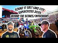 2025 Salt Lake City Supercross Behind The Scenes / Interviews!