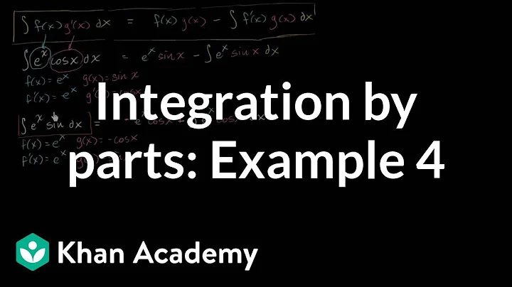 Integration by parts: Âº___cos(x)dx | AP Calculus BC | Khan Academy