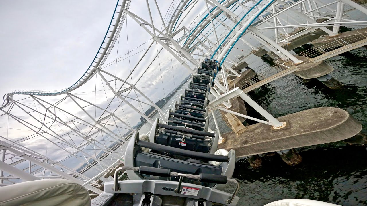 サーフコースター リヴァイアサン 最後尾 on-ride POV (乗車映像) / 横浜・八景島シーパラダイス