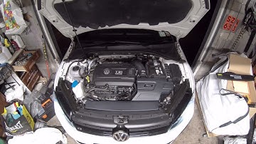 Golf R R600 Intake vs Stock Intake