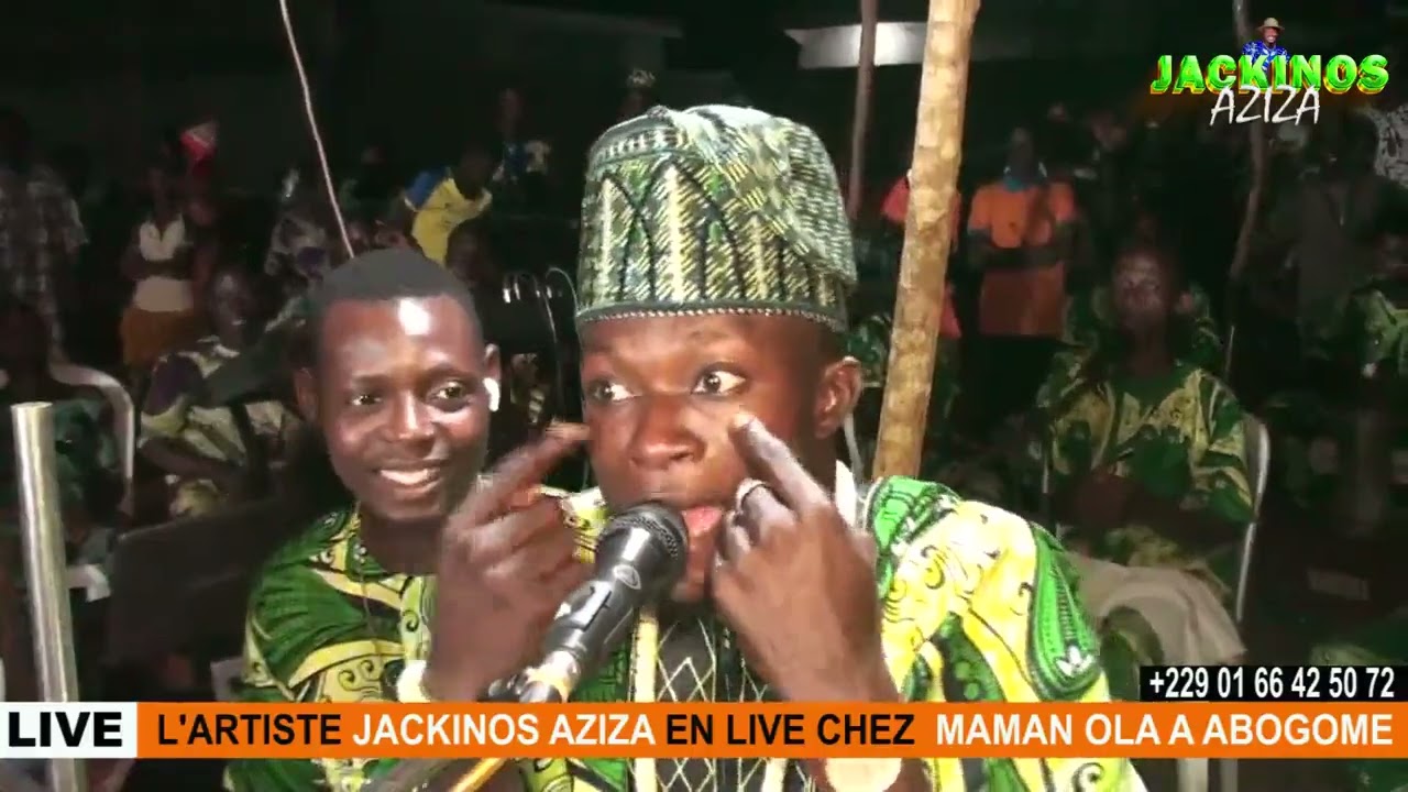 AZIZA JACKINOS en LIVE chez Maman Ola a Abogomè