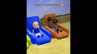 Upin Ipin &amp; Siren Head Kecil: Petualangan di Kursi Pijat ‼️😱 #shorts