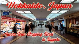 Walking in Hokkaido, Japan. Aurora Town Shopping Street in Sapporo. ORANGE ua