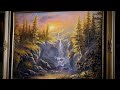 Golden Falls - Landscape painting demo