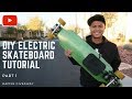 HOW TO BUILD A DIY ELECTRIC ⚡ SKATEBOARD TUTORIAL PART 1 - BETTER THAN A BOOSTED BOARD
