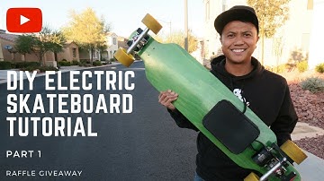HOW TO BUILD A DIY ELECTRIC ⚡ SKATEBOARD TUTORIAL PART 1 - BETTER THAN A BOOSTED BOARD