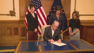 Gov. Braun signs order banning trans women from women's college sports in Indiana