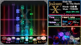 X Japan  Stab Me In The Back drums Cover