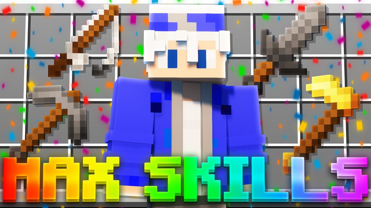 J'ai Maxé TOUT Les SKILLS plus Nouvelle Guild ! | Hypixel Skyblock