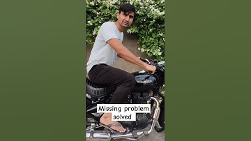 black bullet missing problem solved #bullet #royalenfield #bullet350