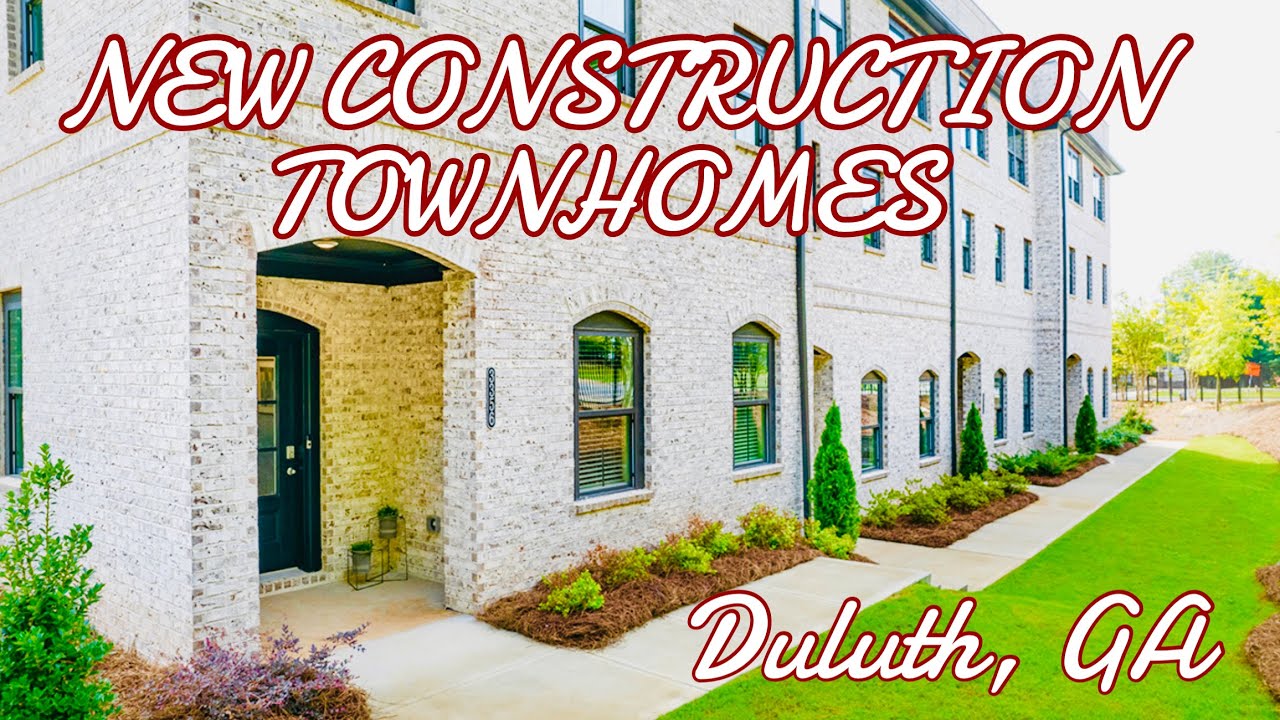 New Construction Townhome Living in Duluth, GA YouTube