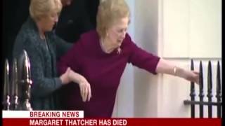 BBC News at One on BBC World News   Death of Margaret Thatcher   Opener