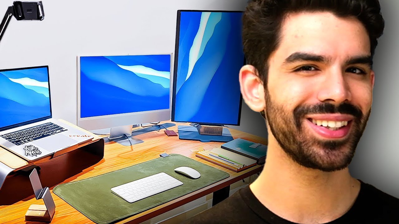 My Office & Desk Setup Tour - YouTube