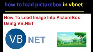 comment importer Image PictureBox VB.NET