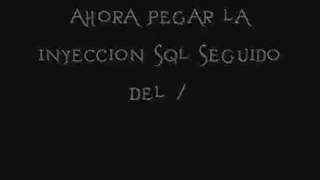 Tutorial Defacing Completo Inyección SQL Hacked By RK JoSe17 X