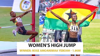 Rose Amoanimaa Yeboah wins Ghana's 10th gold at the 13th African Games