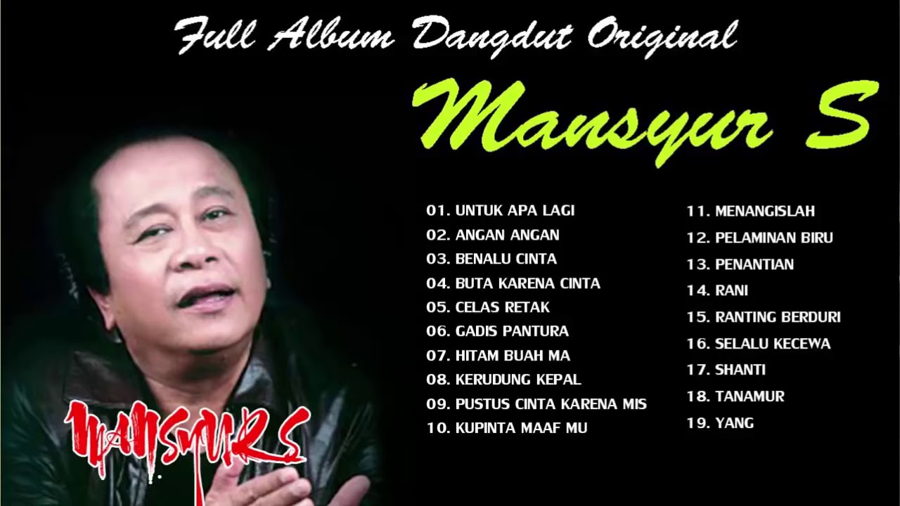 Mansyur S Original Full Lagu Dangdut Lawas  Indonesia 